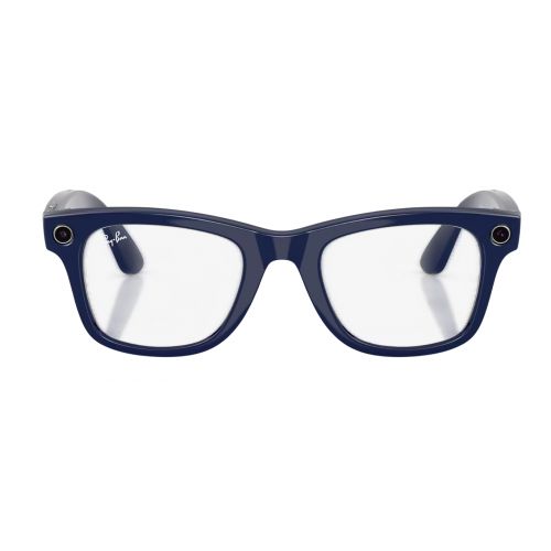 Умные очки Ray-Ban Meta* Wayfarer Gen 2 Shiny Cosmic Blue, Фотохромные линзы Clear to Sapphire Transitions (RW4012), размер M